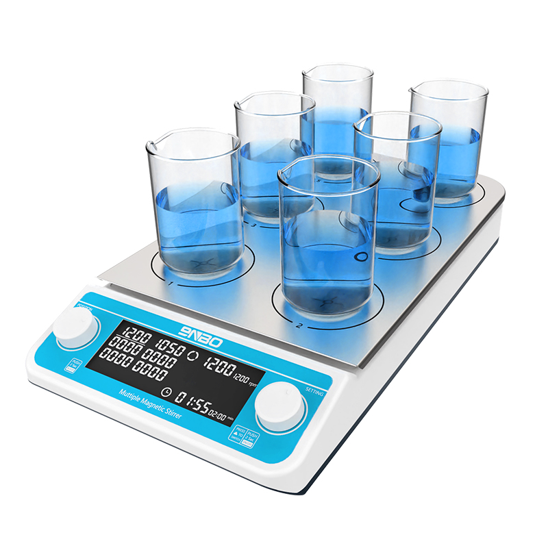 六联加热磁力搅拌器 NB-6H Pro